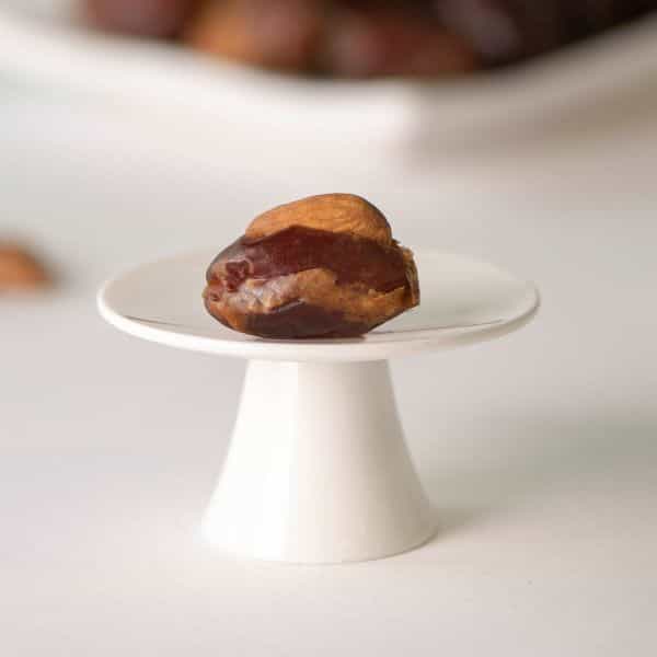 Kholas Dates stuffed with Plain Skin Almonds
