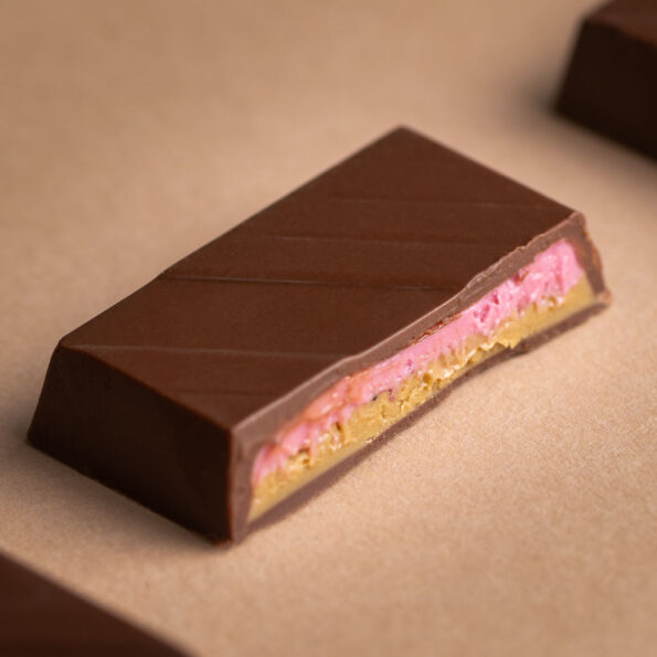 The Date Room Signature Swiss Chocolate Blend with Pistachio Rose Filling