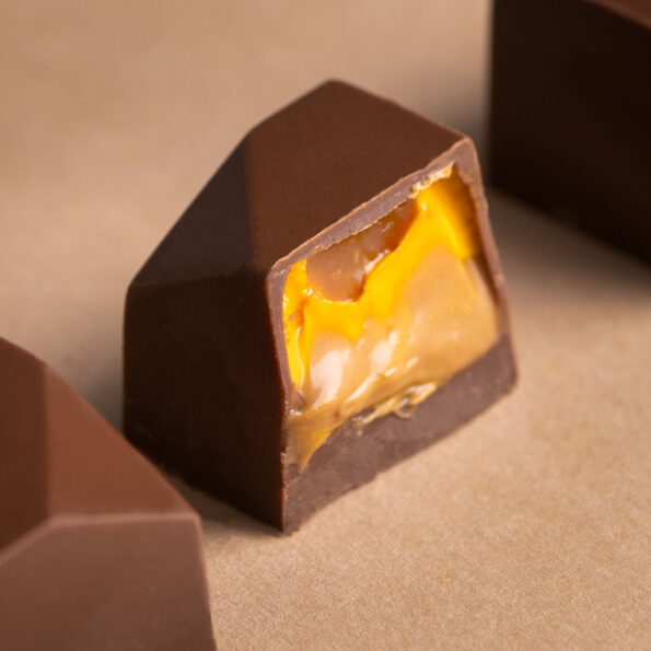 The Date Room Signature Swiss Chocolate Blend with Saffron Caramel