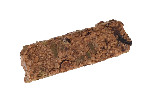 Date sweetened granola bar, various tastes and fillings