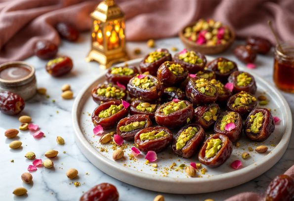 Dubai's Viral Chocolate Bar Healthy Alternative: Luxury Pistachio-Stuffed Dates