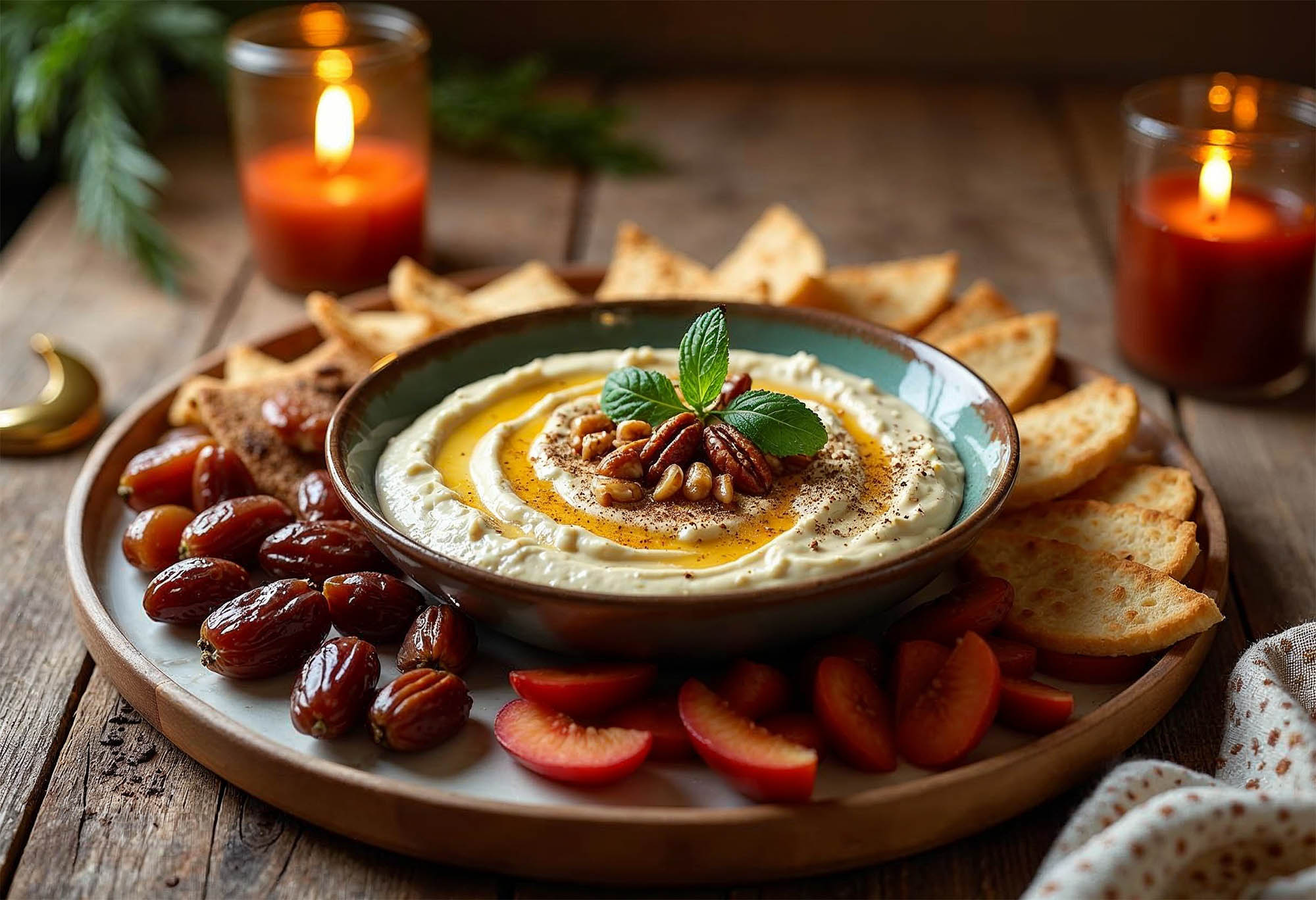 Luxurious Date Labneh Dip: A Modern Ramadan Appetizer