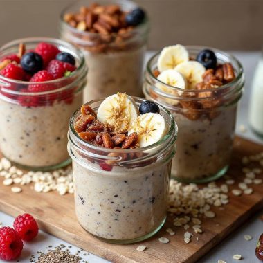 Overnight Date & Oat Energy Cups: The Perfect Suhoor Prep