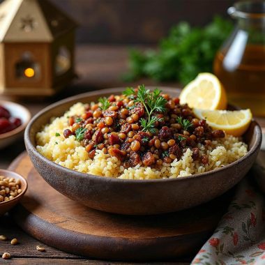 Savory Date & Lentil Rice Bowl: The Perfect Suhoor Meal