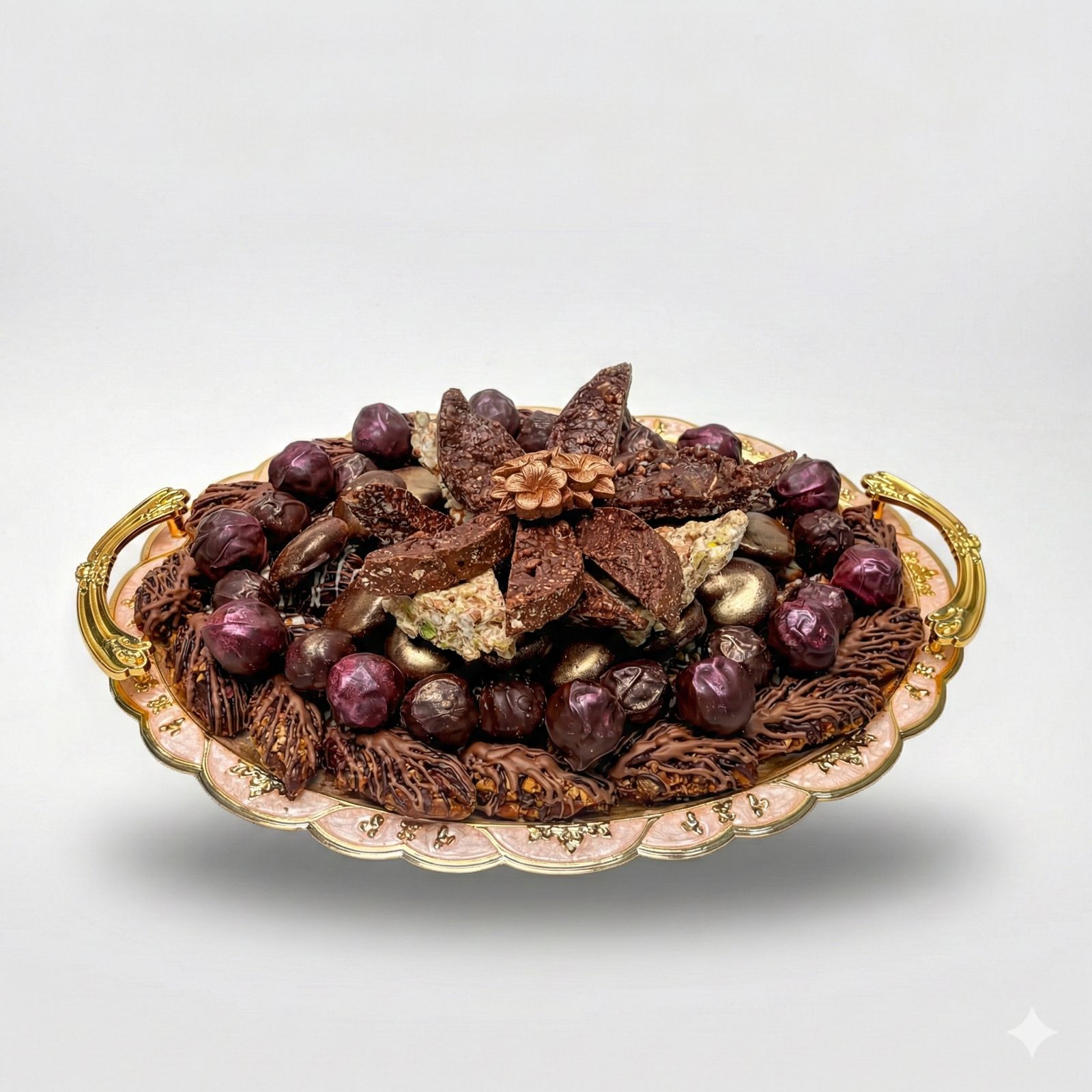The Date Room - Products Ramadan Oval Medium Tray Chocolates